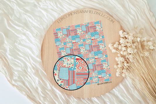 Transfer Paper 127 (July 4th Patch Work)