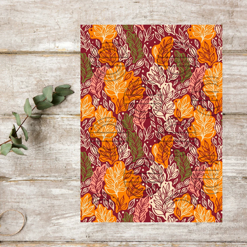 Fall #1 Water-Soluble Transfer Papers