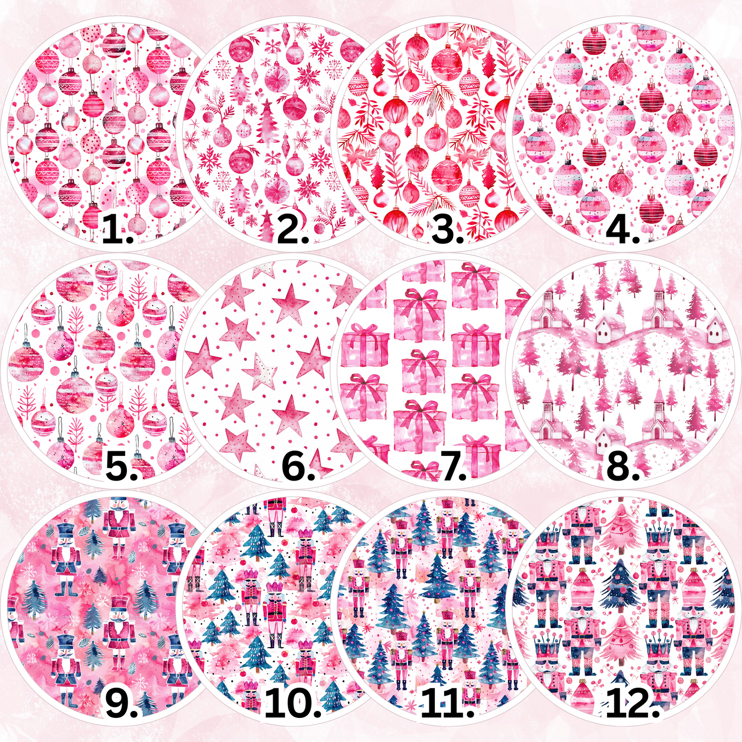 Transfer Paper 350 (Christmas) polymer clay design sheet