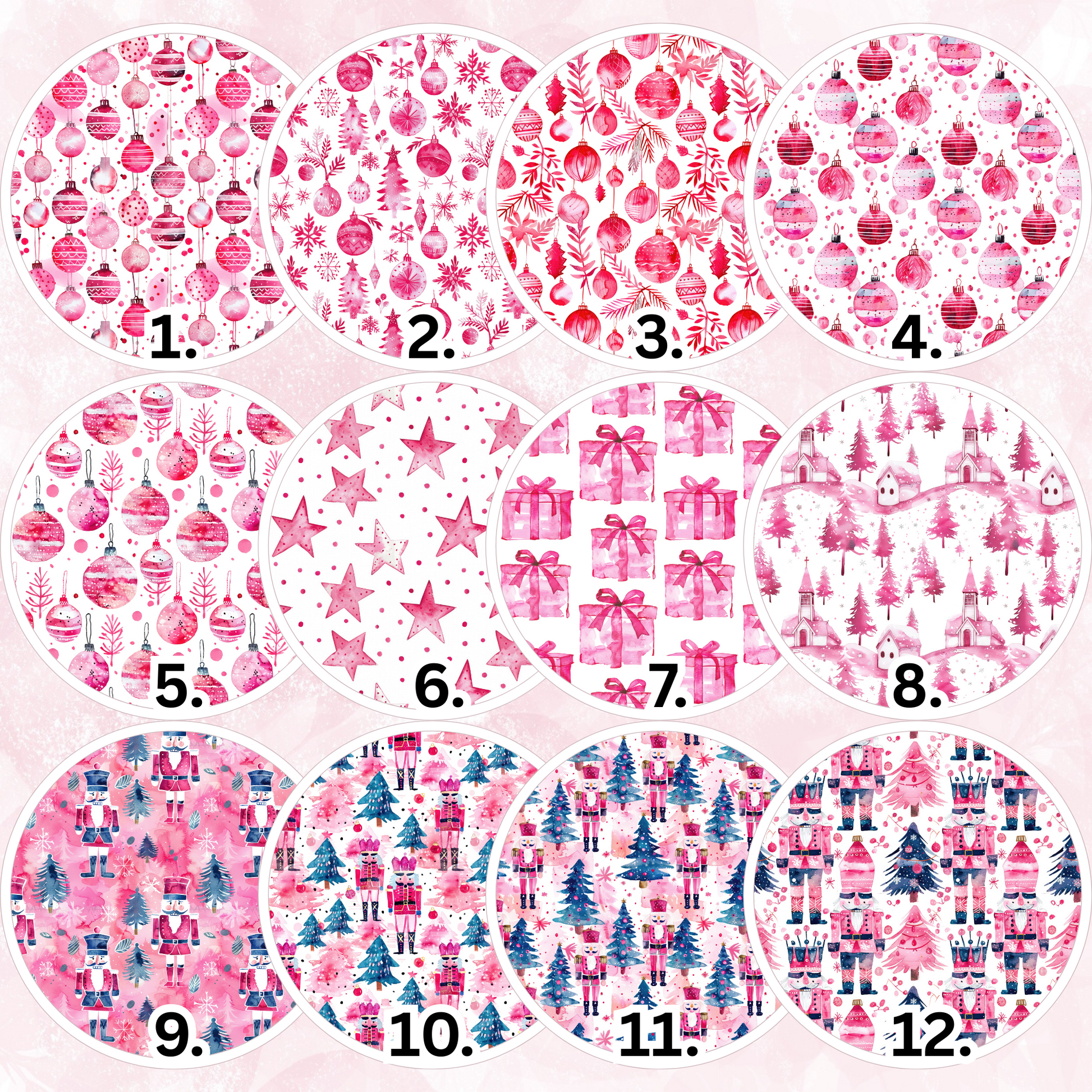 Transfer Paper 350 (Christmas) polymer clay design sheet