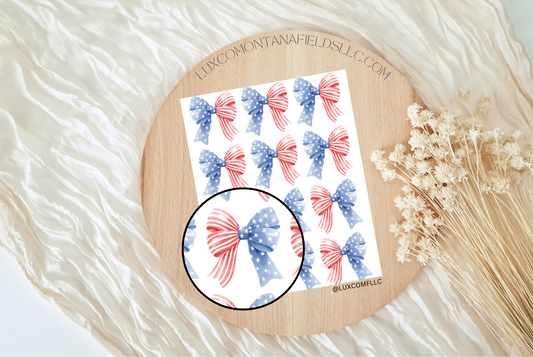 Transfer Paper 122 (July 4th Bows)